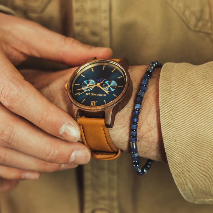 【for men】カクタスレザーベルト / WoodWatch