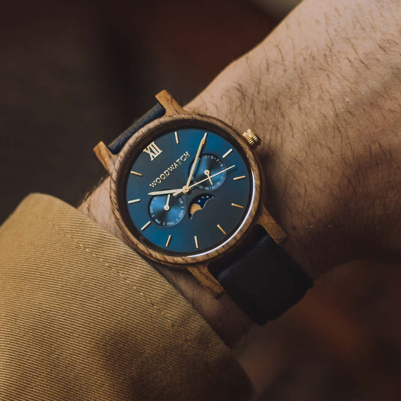 【for men】カクタスレザーベルト / WoodWatch