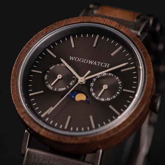 Brushed Iron（ブラッシュドアイロン）-ELEMENT collection / WoodWatch